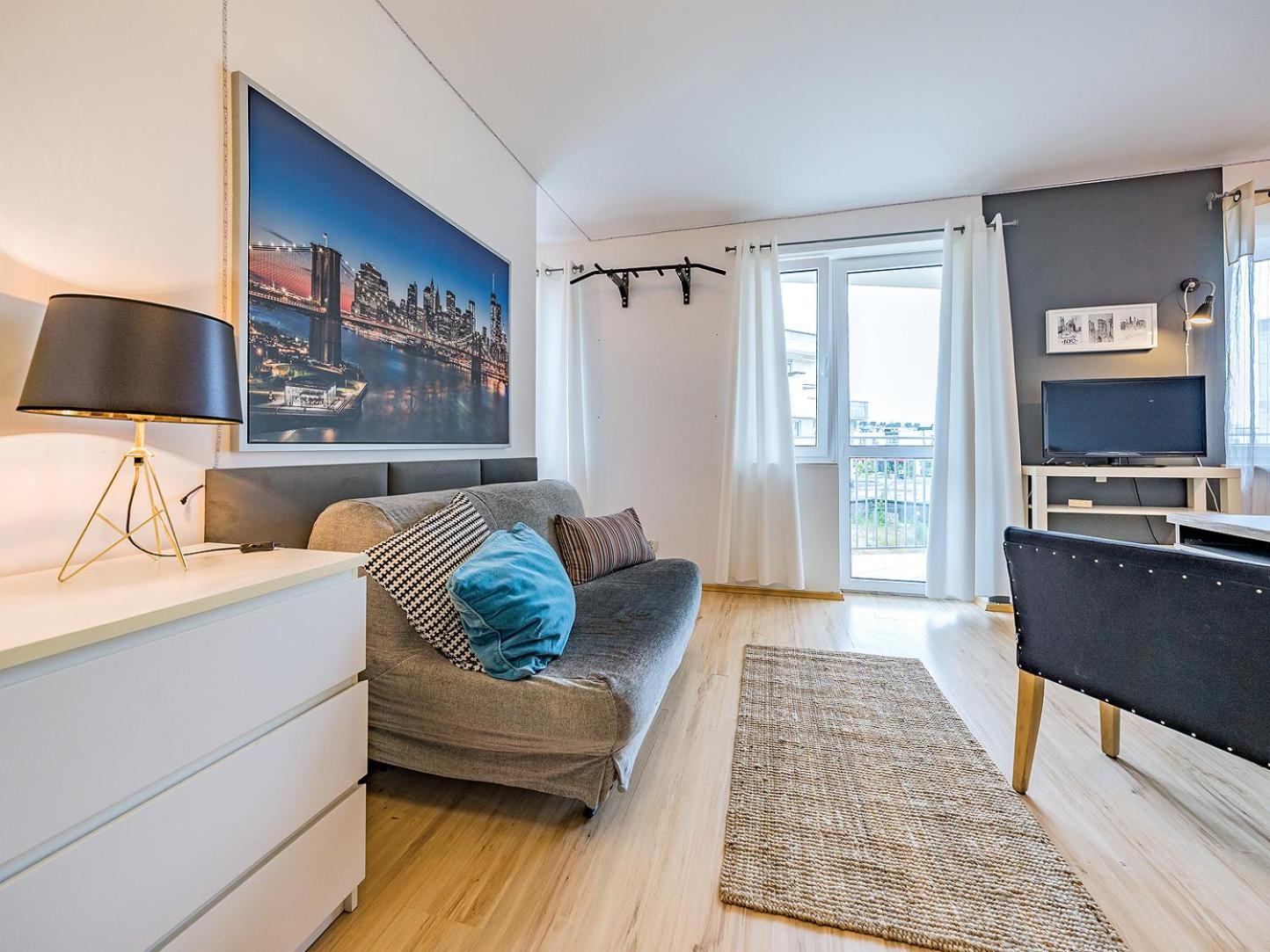 Apartament Z Balkonem I Bezplatnym Parkingiem Gdaňsk Exteriér fotografie